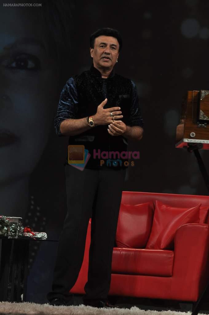 Anu Malik on Raveena's NDTV chat show in Yashraj on 19th April 2012