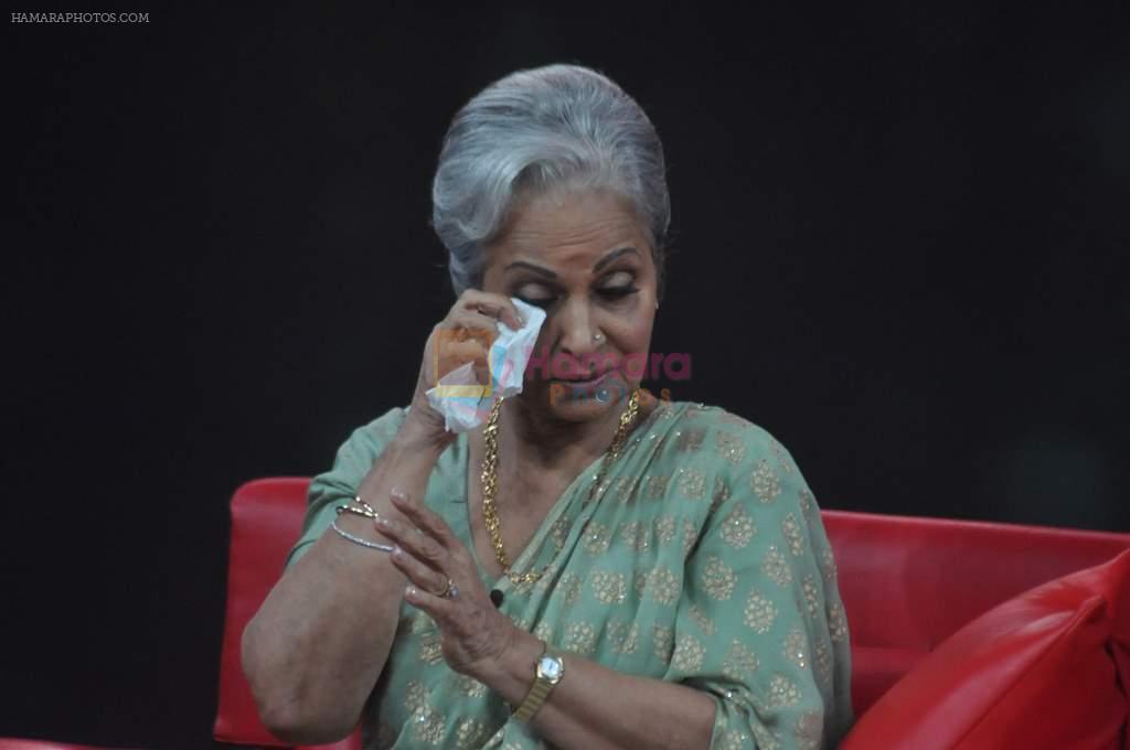 Waheeda Rehman on Raveena's NDTV chat show in Yashraj on 19th April 2012