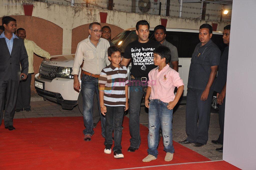 Salman Khan at  Kallista Spa opening in Bandra, Mumbai on 20th April 2012