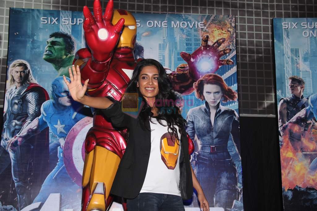 Sarah Jane Dias at Avengers premiere  in Mumbai on 24th April 2012