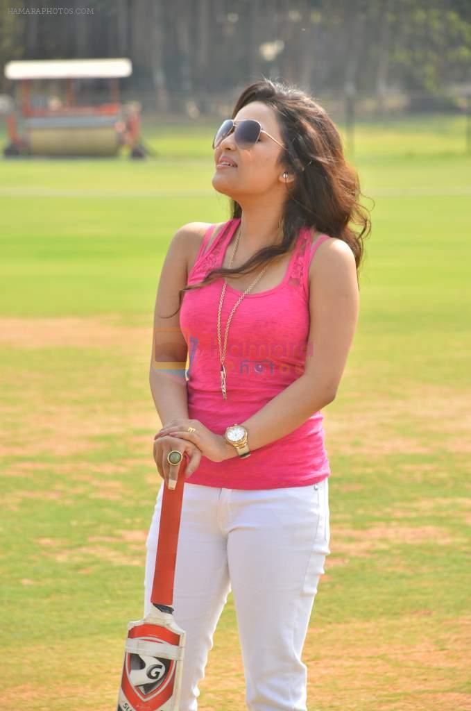 Chitrakshi at Palchhin film t20 cricket match in Mumbai on 24th April 2012
