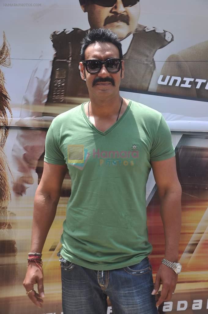Ajay Devgn at Tezz film promotions in Mumbai on 26th April 2012
