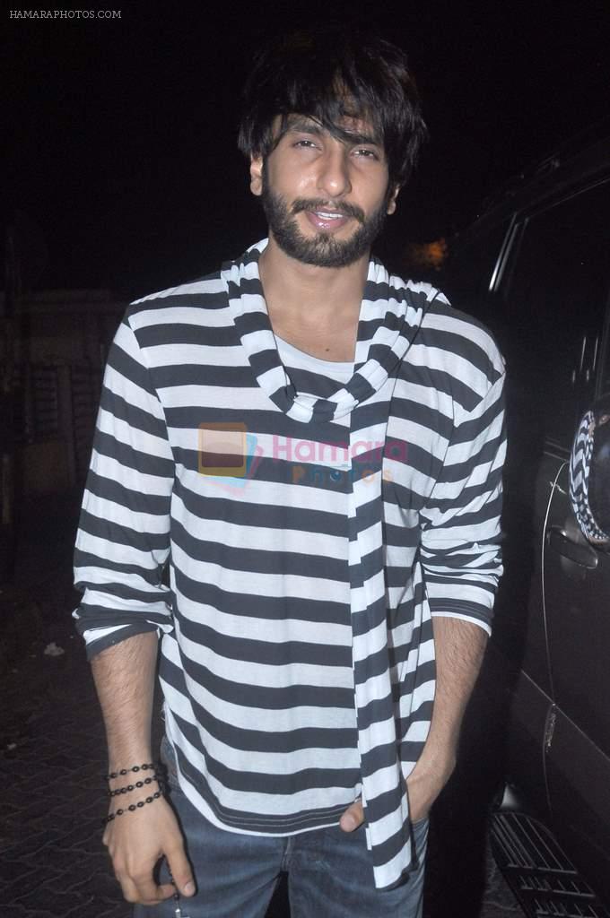 Ranveer Singh with new look snapped at PVR on 3rd May 2012