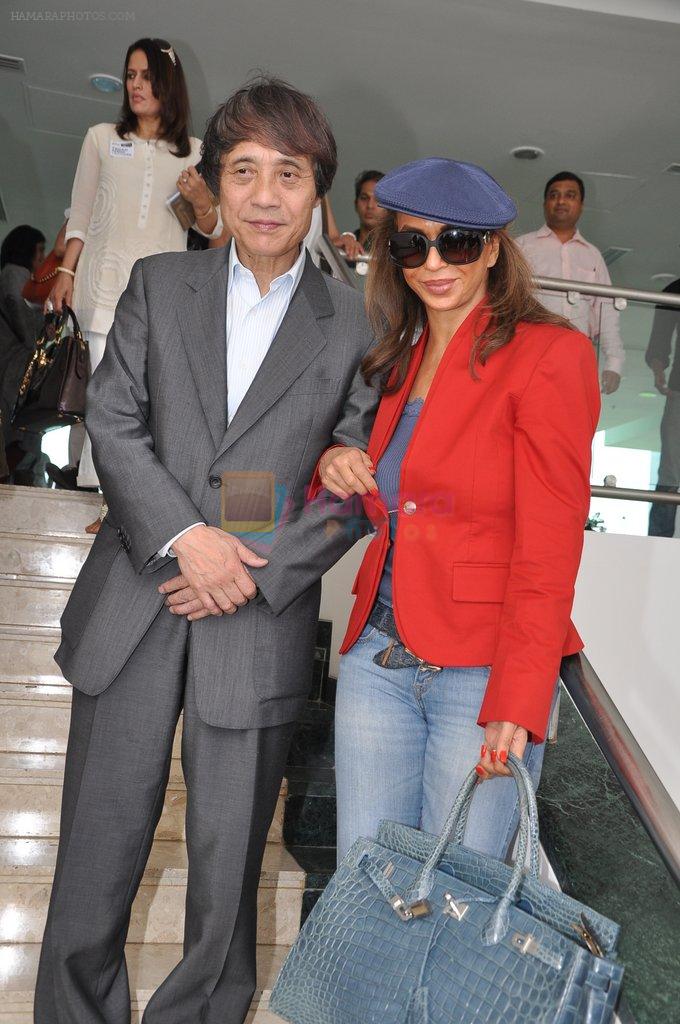 Parmeshwar Godrej hosts legendary architect - Tada Ando in Viikhroli, Mumbai on 3rd May 2012