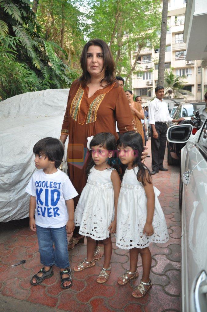 Farah Khan at Shilpa Shetty's baby shower ceremony in Juhu, Mumbai on 3rd May 2012