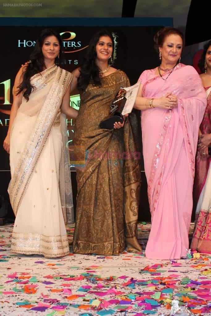 Saira Banu, Kajol, Tanisha Mukherjee at 143rd Dadasaheb Phalke Academy Awards 2012 on 3rd May 2012