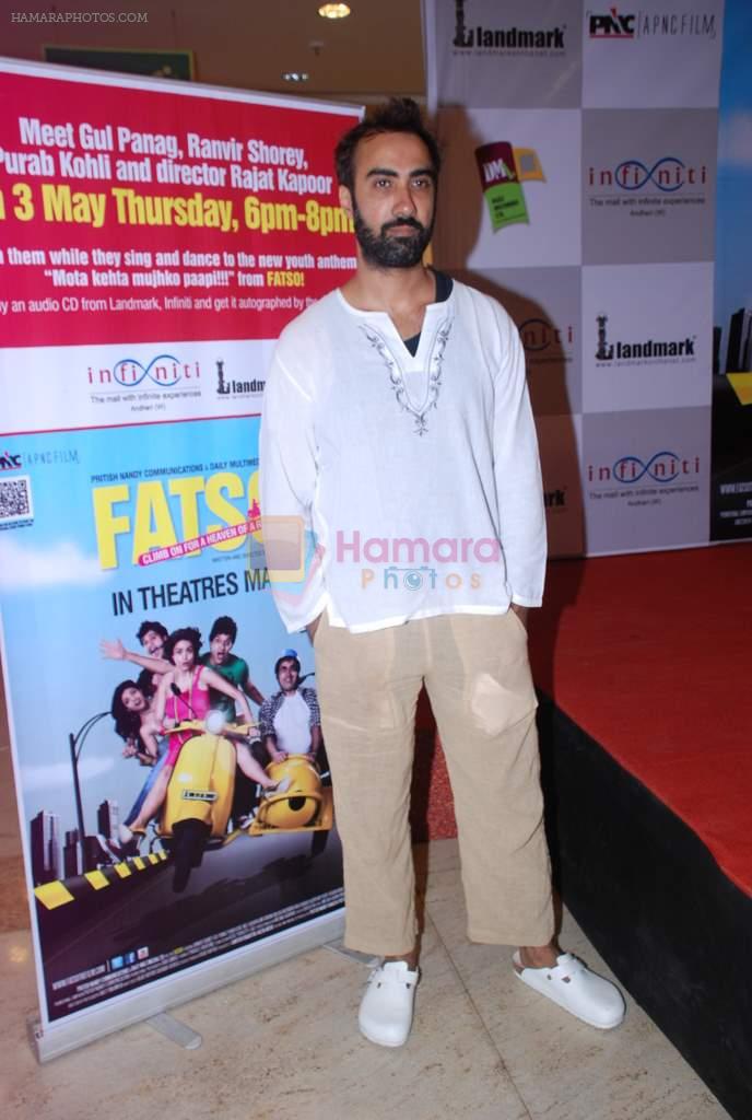 Ranvir Shorey at Fatso film promotions in Cinemax, Mumbai on 3rd May 2012