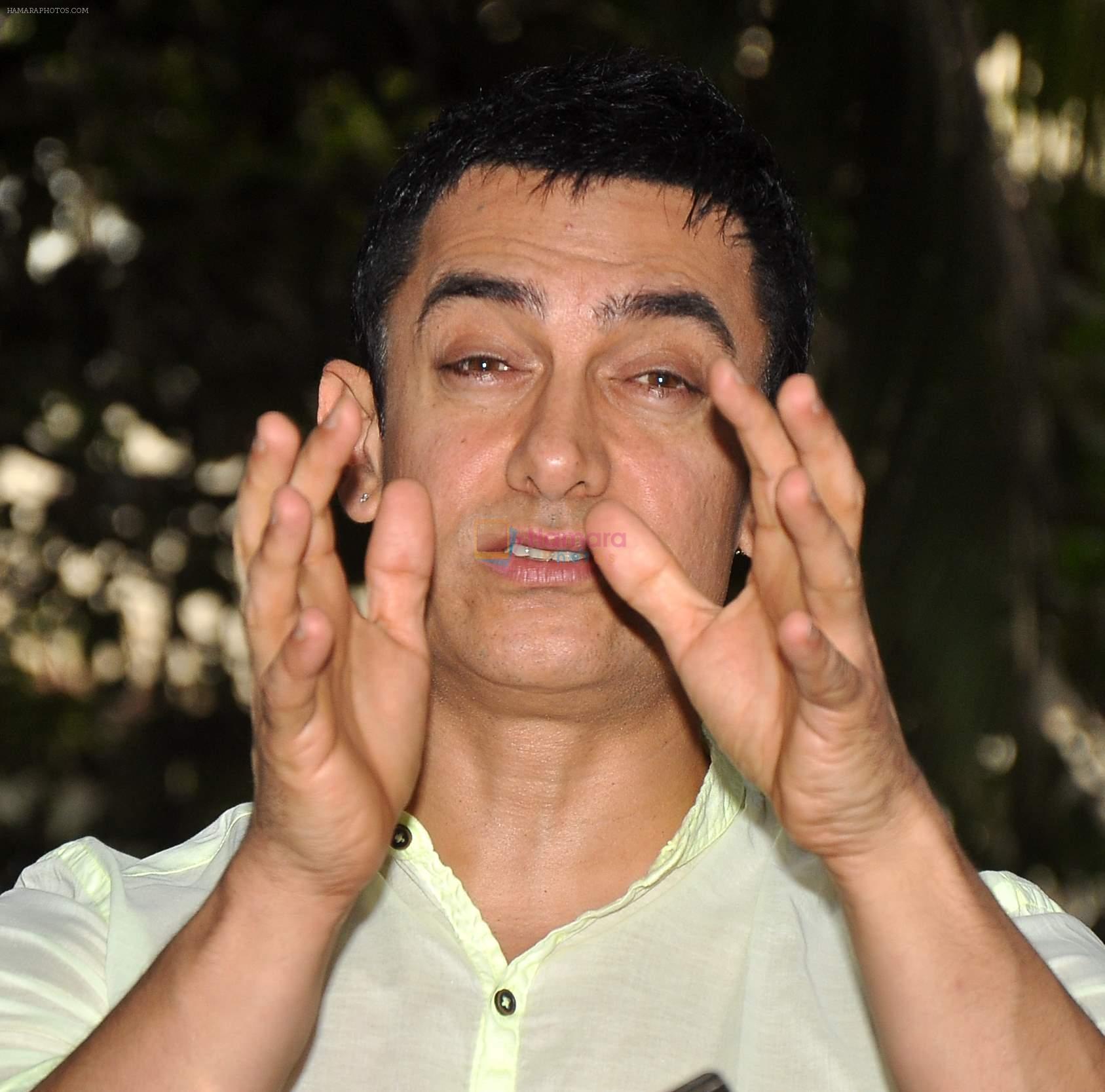 Aamir Khan discusses Satyamev Jayate with media on 6th May 2012
