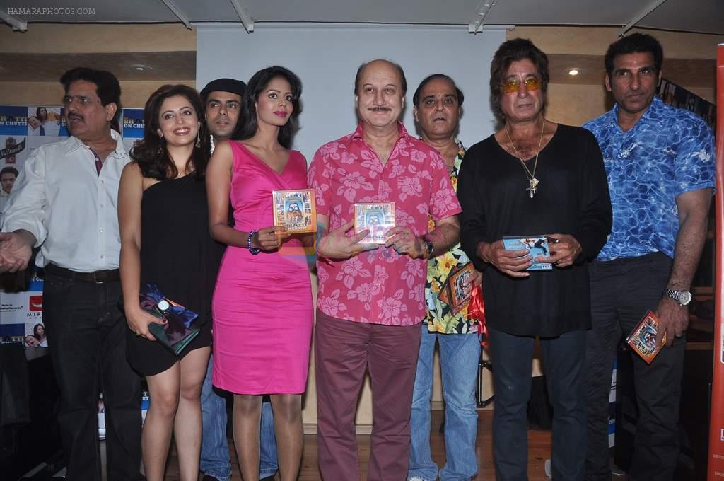 Anupam Kher, Shakti Kapoor, Bhairavi Goswami at Bhatti on Chutti msuic launch in Fun Republic on 7th May 2012