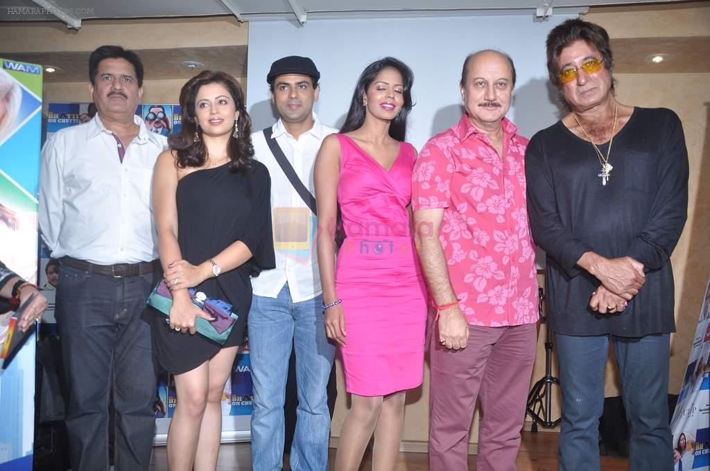 Anupam Kher, Shakti Kapoor, Bhairavi Goswami, Pawan Shankar at Bhatti on Chutti msuic launch in Fun Republic on 7th May 2012