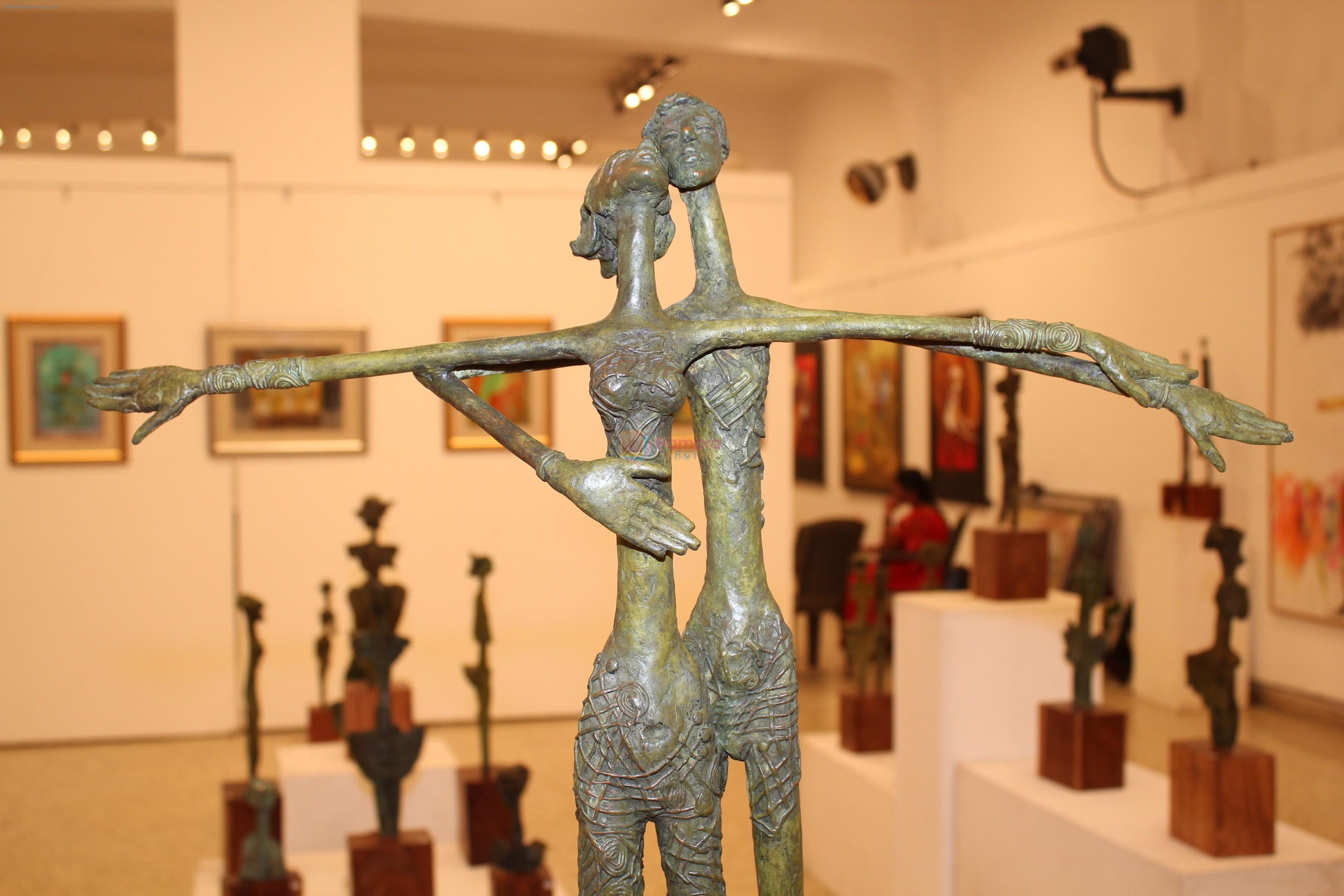 at Rejuvenation 2012 An exhibition of Sculptures by Basudeb Biswas & Paintings by Subroto Mandal in Jahangir Art Gallery on 9th May 2012