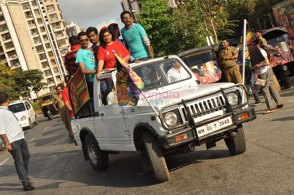 at Rowdy Rathore promotional rickshaw race on 12th May 2012