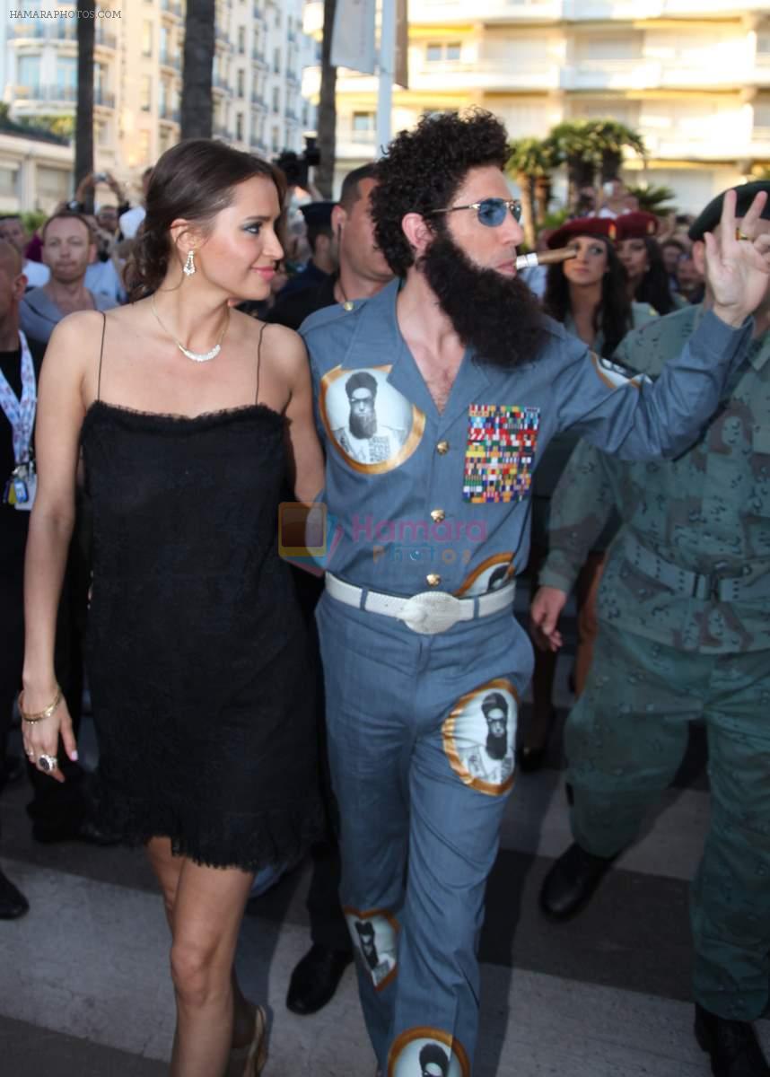 Sacha Baron Cohen at The Dictator film premiere at Cannes on 16th May  2012