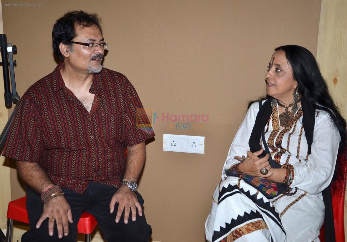 Ila Arun chats up with Bishwadeep Chatterjee at the Opening of a boutique sound studio, Orbis on 19th May 2012