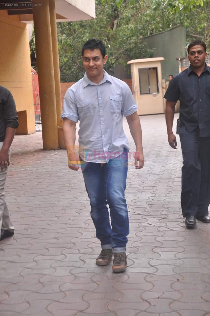 Aamir Khan at NDTV Greenathon in Yash Raj Studios on 20th May 2012