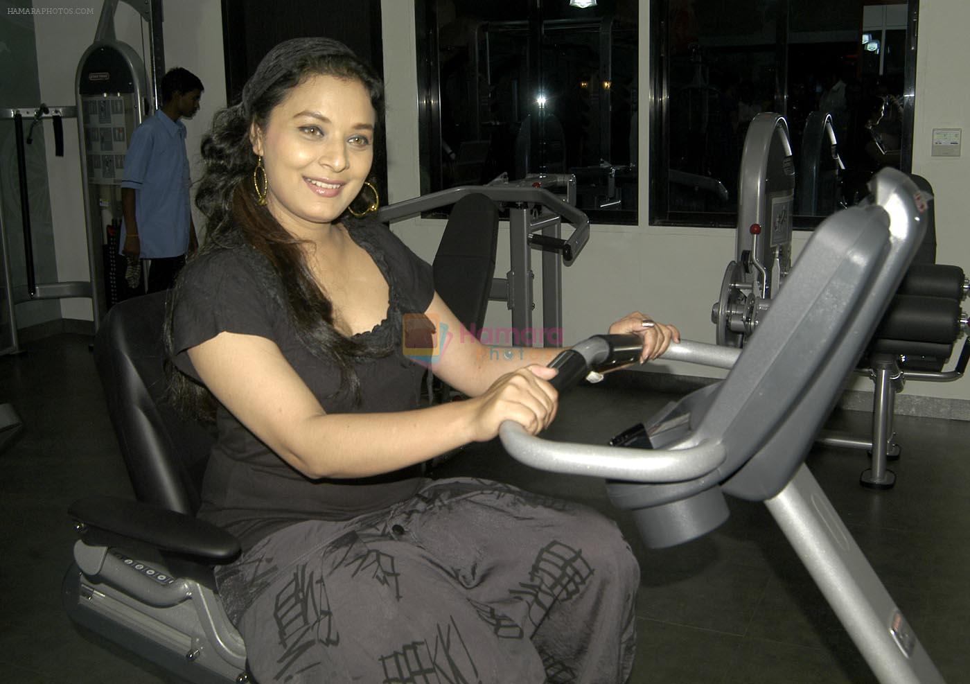 Sharbani Mukherjee at Physemo Fitness Studios in Kotia Nirman, Behind Fun Republic, Andheri on 18th May 2012