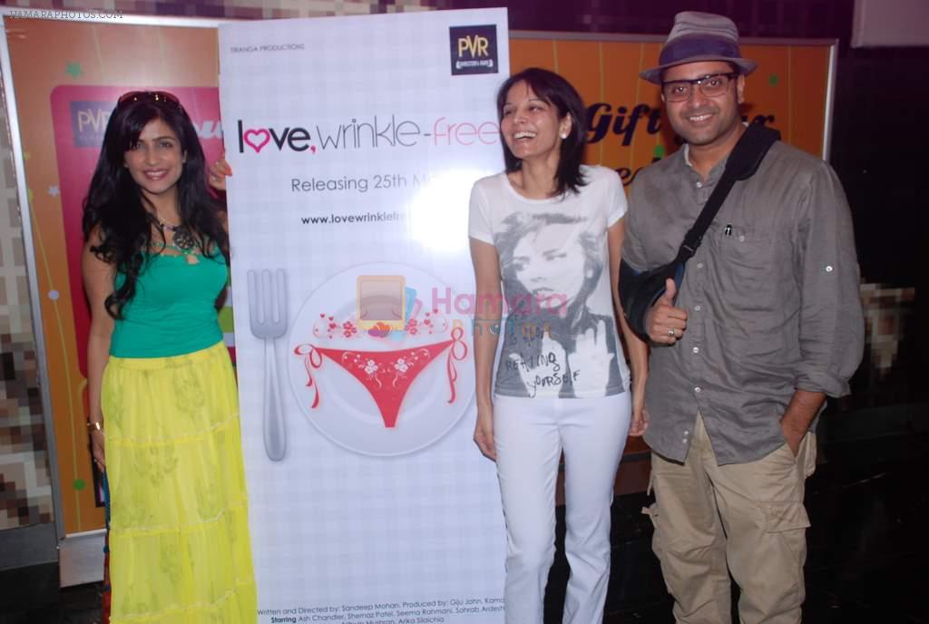 Ash Chandler, Seema Rahmani, Shibani Kashyap at Love Wrinkle Free film screening in PVR, Mumbai on 22nd May 2012