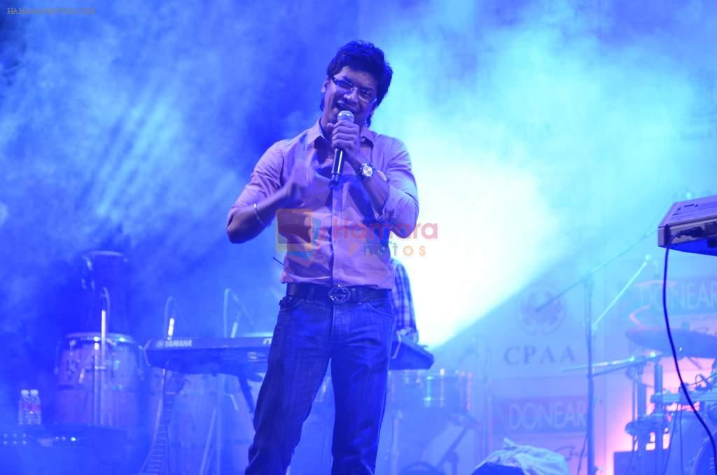 Shaan at Shankar Ehsan Loy CPAA concert in Rangsharda on 27th May 2012