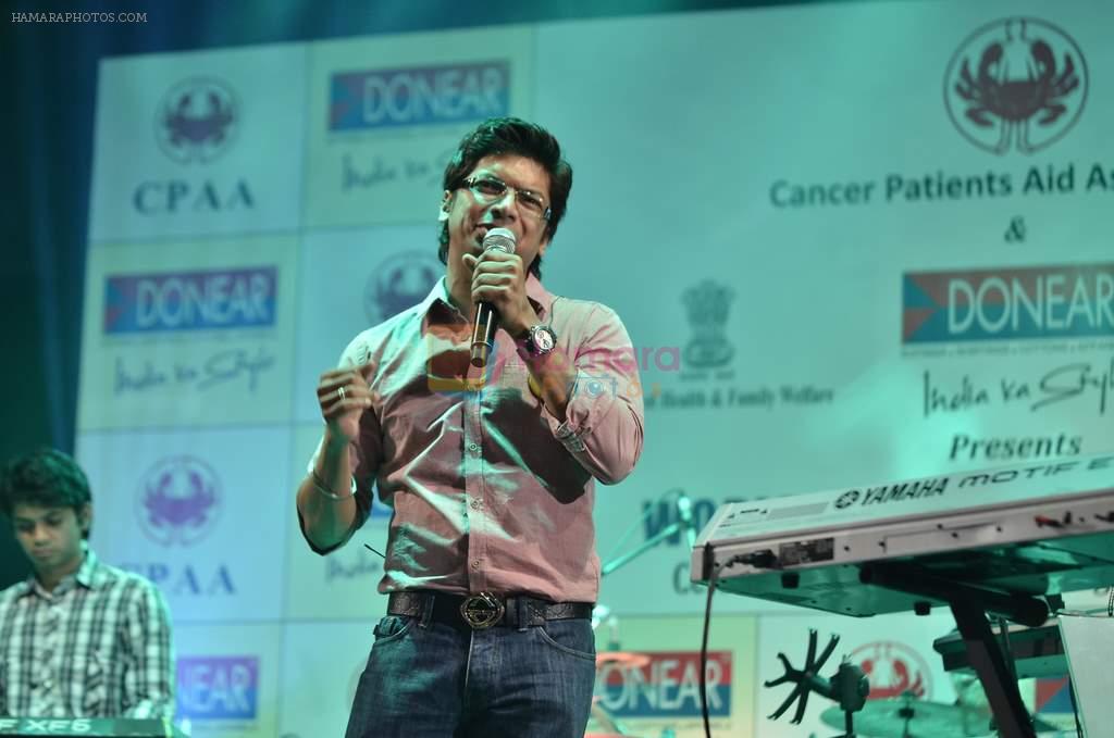 Shaan at Shankar Ehsan Loy CPAA concert in Rangsharda on 27th May 2012