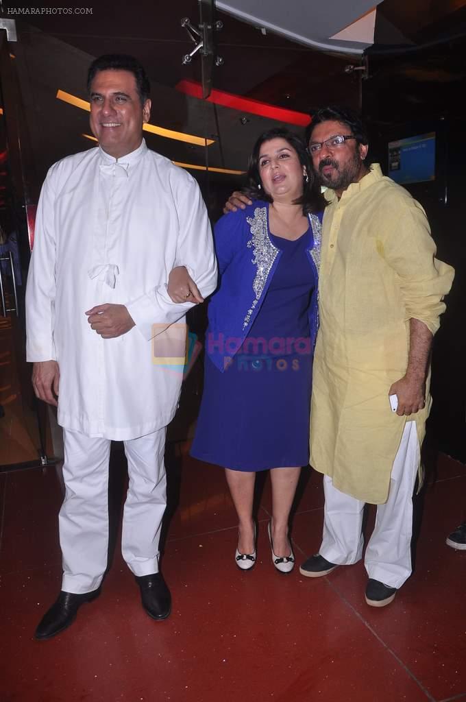 Farah Khan, Boman Irani, Sanjay Leela Bhansali at Shirin Farhad Ki toh Nikal Padi first look in Cinemax, Mumbai on 30th May 2012