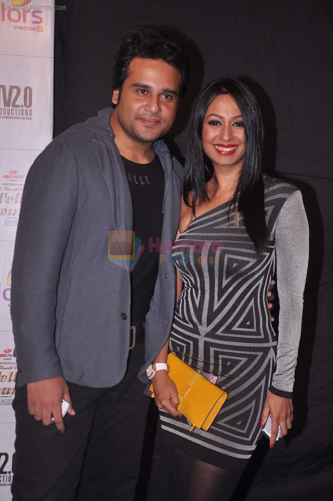 Kashmira Shah, Krushna at Indian Telly Awards 2012 in Mumbai on 31st May 2012