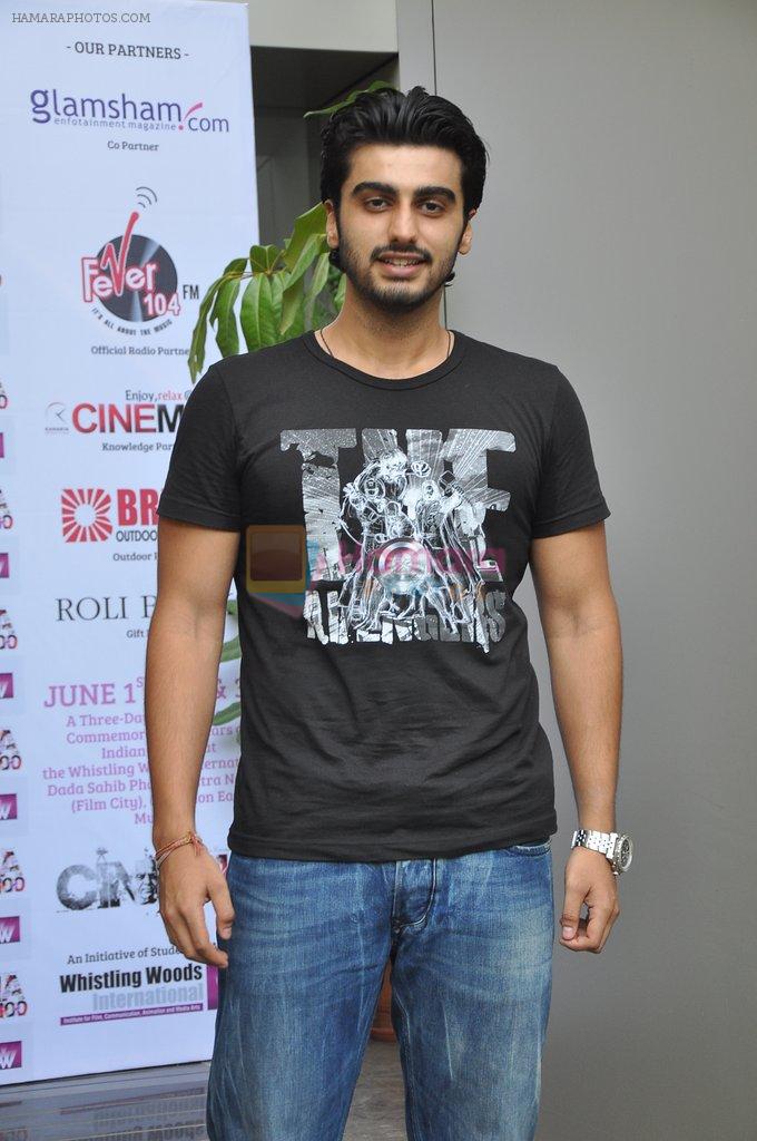 Arjun Kapoor at Whistling woods bollywood celebrations in Filmcity on 1st June 2012