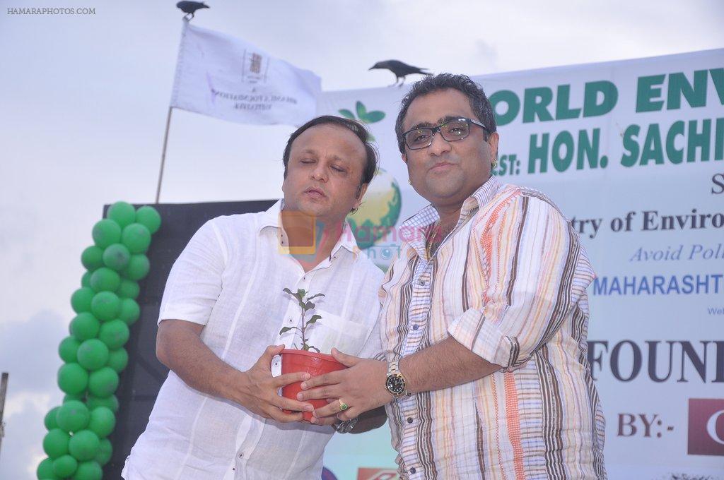 Kunal Ganjawala at world environment day celebrations in Mumbai on 5th June 2012