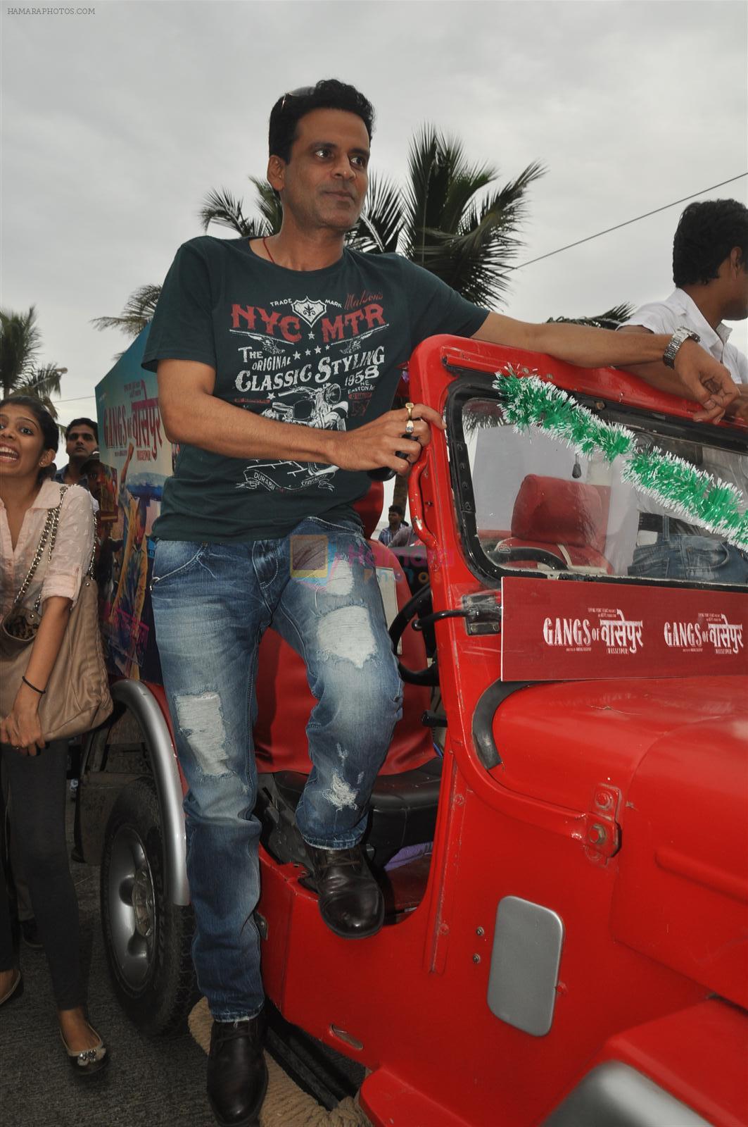 Manoj Bajpai at the film Gangs of Wasseypur music launch in Mumbai on 5th June 2012