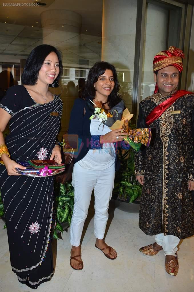 Zoya Akhtar arrive at Singapore for IIFA 2012 on 6th June 2012