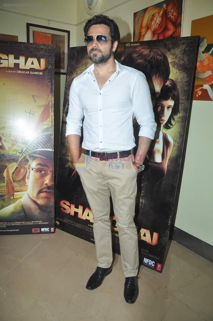 Emraan Hashmi at Shanghai film promotions in PVR, Mumbai on 12th June 2012