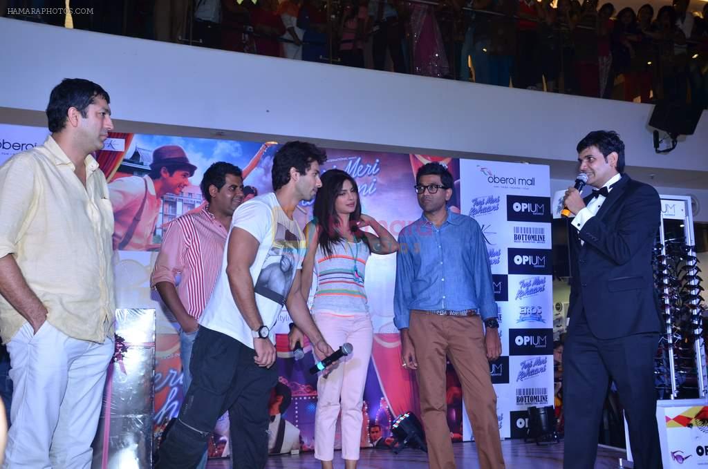 Priyanka Chopra, Shahid Kapoor, Kunal Kohli at Opium eye wear promotions in Oberoi Mall, Goregaon on 13th June 2012