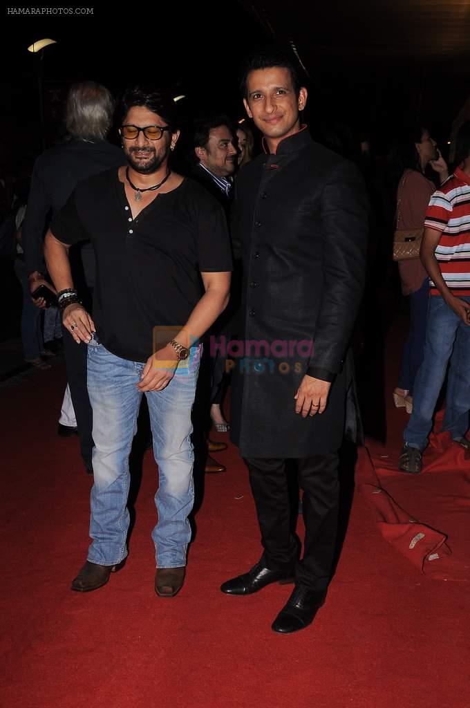Sharman Joshi, Arshad Warsi at Ferrari Ki Sawari premiere in Mumbai on 14th June 2012