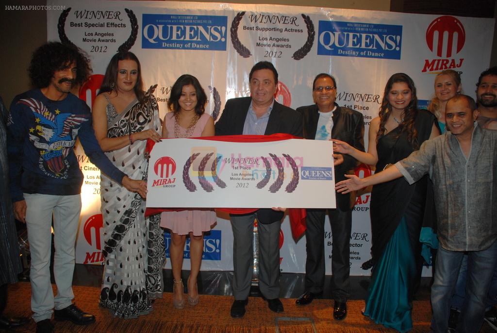 Rishi  Kapoor, Lakshmi Tripathi, Makrand Deshpande at Queens of Destiny dance event in Mumbai on 16th June 2012