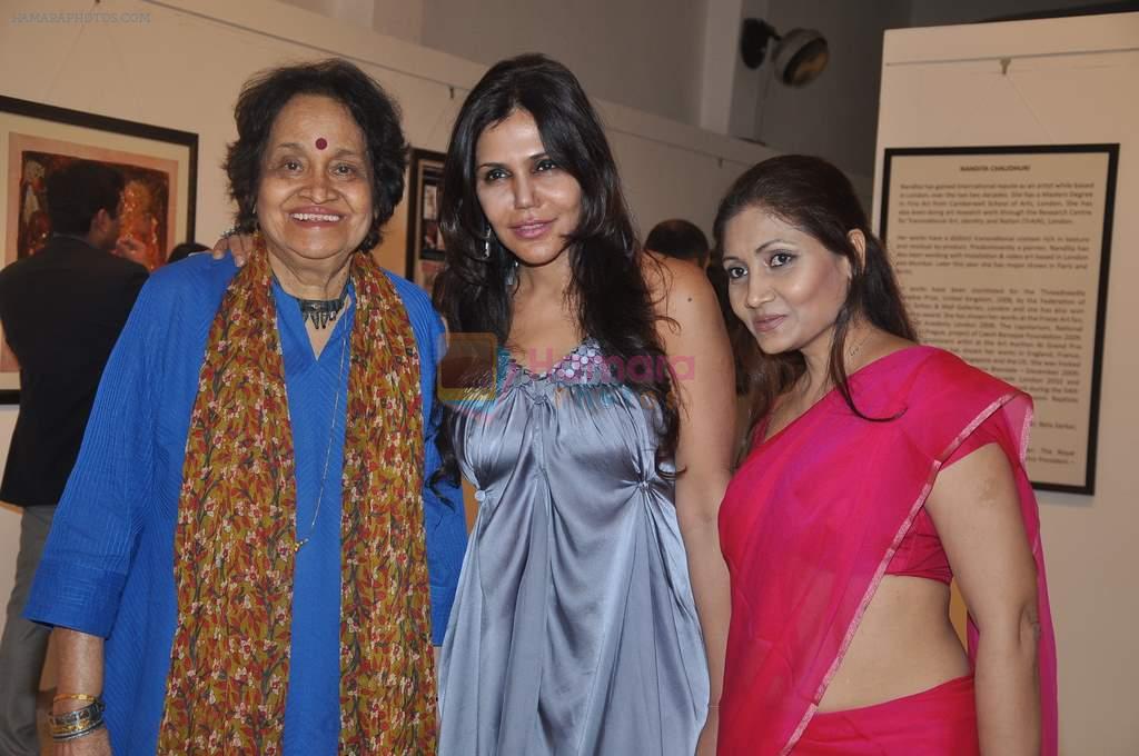 Nisha Jamwal at Nandita Chaudhari's art event in Jehangir Art Gallery on 21st June 2012