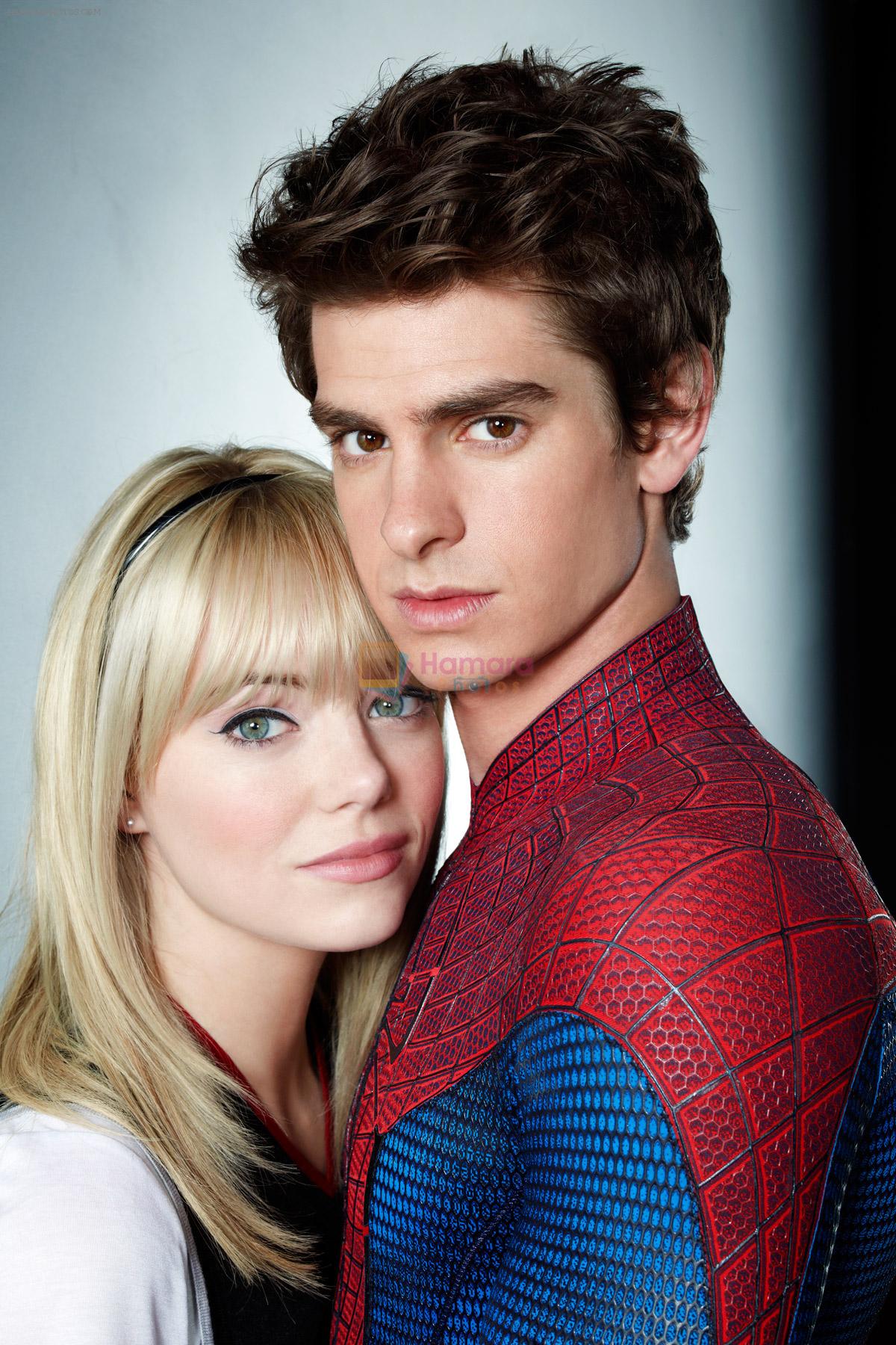 Andrew Garfield, Emma Stone in the still from movie The Amazing Spider-Man