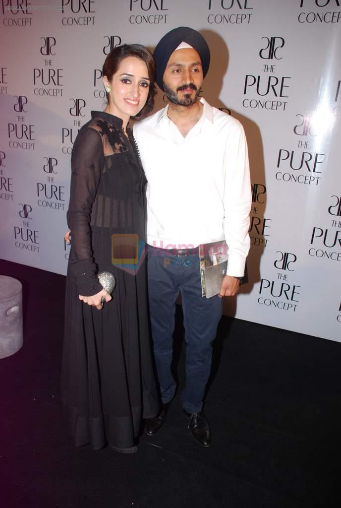 Dalbir Singh, Chanya Kaur at the launch of Pure Concept in Mumbai on 29th June 2012
