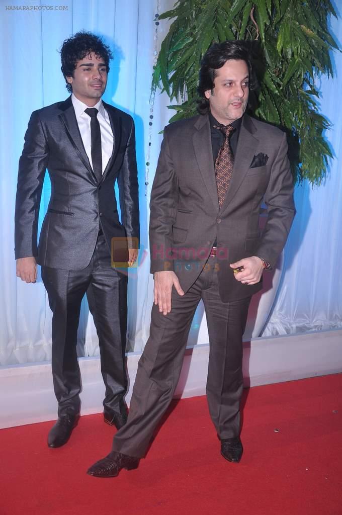 Fardeen Khan at Esha Deol's wedding reception in five-star hotel,Mumbai on 30th June 2012