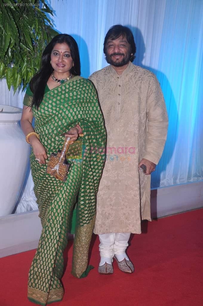 Roop Kumar Rathod, Sonali Rathod at Esha Deol's wedding reception in five-star hotel,Mumbai on 30th June 2012