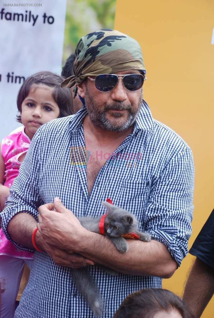 Jackie Shroff at pet park launch in Yari Road, Mumbai on 2nd July 2012