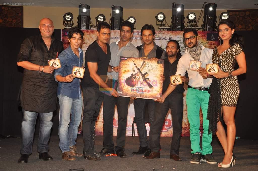 Amit Behl, Manish Manikpuri, Murli Sharma, Amit Purohit, Narendra Singh, Pitobash Tripathy, Aabid Shamim, Ruhi Chaturvedi at Aalaap film music launch in Mumbai on 2nd July 2012