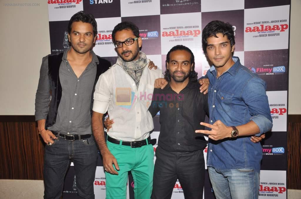 Amit Purohit, Aabid Shamim, Pitobash Tripathy, Harsh Rajput at Aalaap film music launch in Mumbai on 2nd July 2012