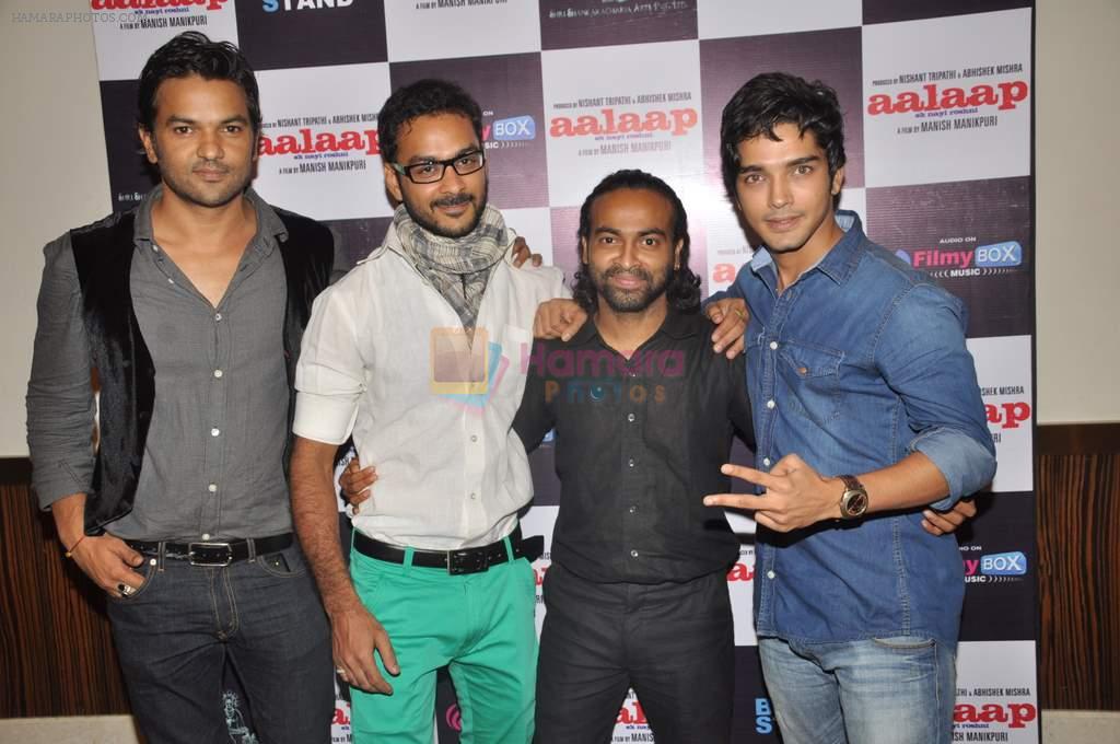 Amit Purohit, Aabid Shamim, Pitobash Tripathy, Harsh Rajput at Aalaap film music launch in Mumbai on 2nd July 2012