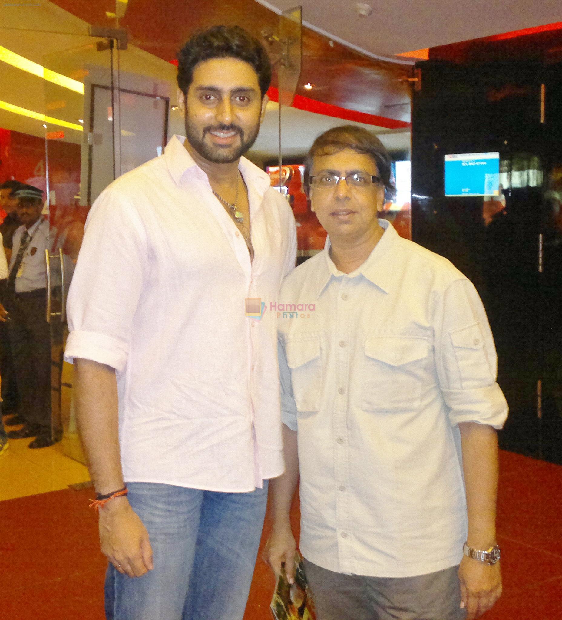 Abhishek Bachchan, Ananth Mahadevan at Ektanand Pictures LIFE IS GOOD trailer launch in Cinemax, Mumbai on 5th JUly 2012