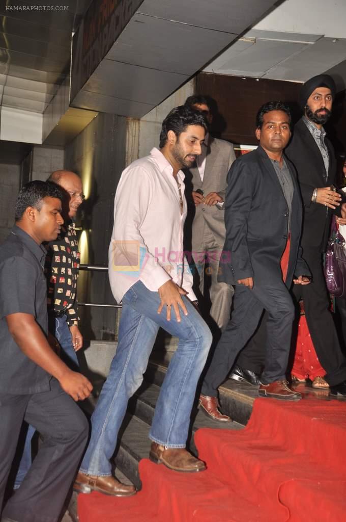 Abhishek Bachchan at the special screening of Bol Bachchan in Cinemax, Mumbai on 5th July 2012