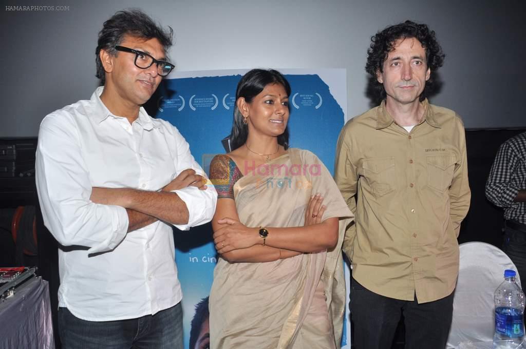 Rakeysh Omprakash Mehra, Nandita Das, Rajan Khosa at Film Gattu promotions in PVR, Mumbai on 6th July 2012