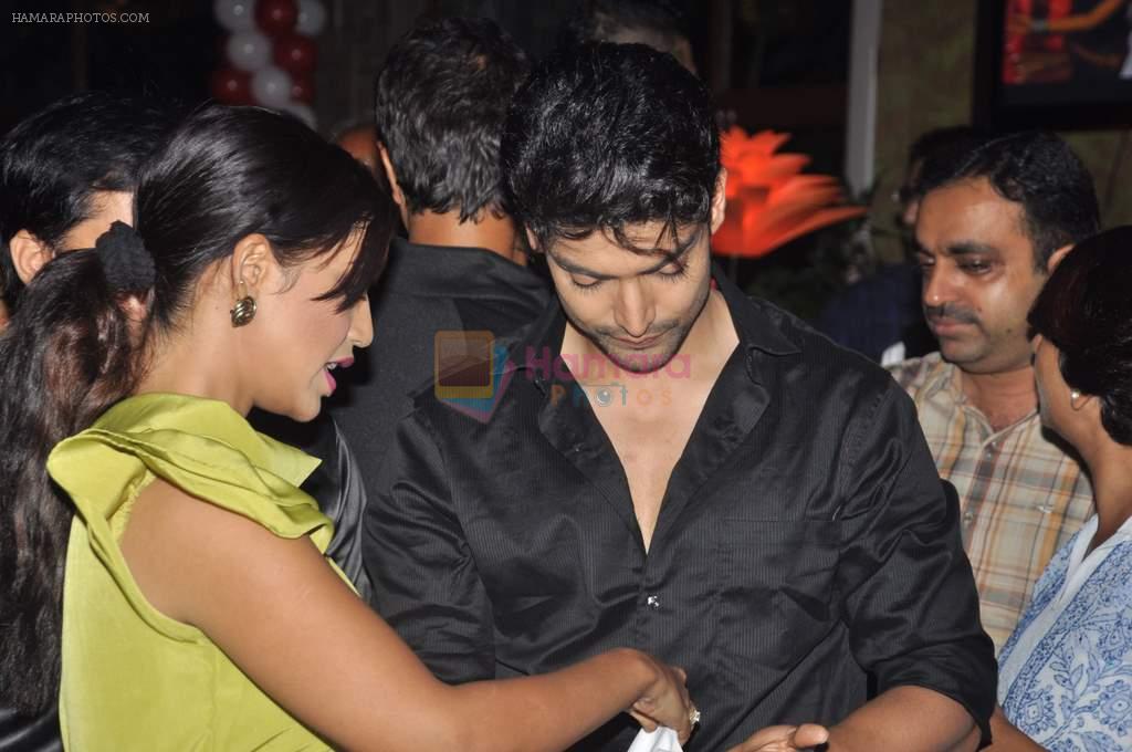 Debina and Gurmeet Chaudhary at Punar Vivah serial success party in Mumbai on 7th July 2012