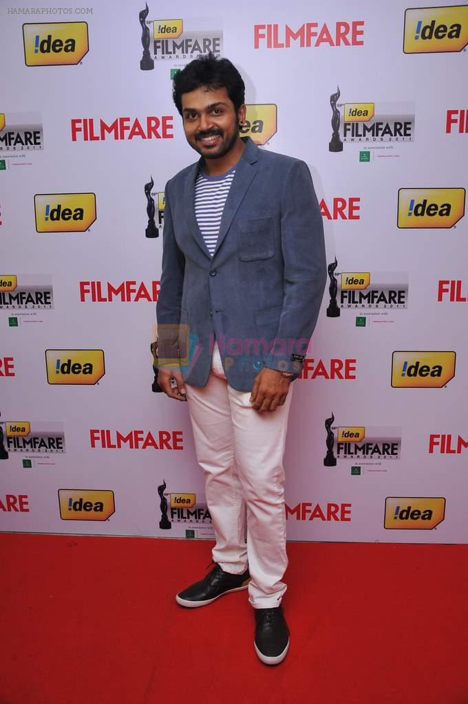 Karthi at the Red Carpet of _59th !dea Filmfare Awards 2011_