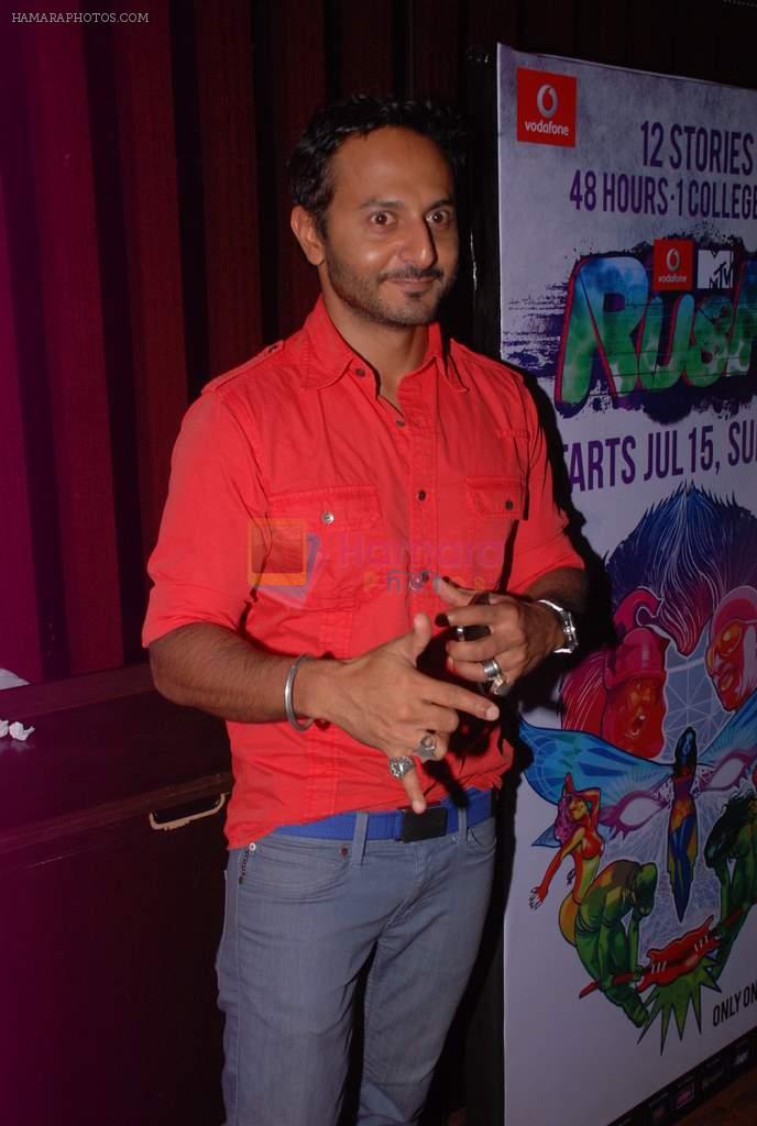 Nikhil Chinapa at MTV Rush press meet in Red Ant Cafe, Mumbai on 10th July 2012