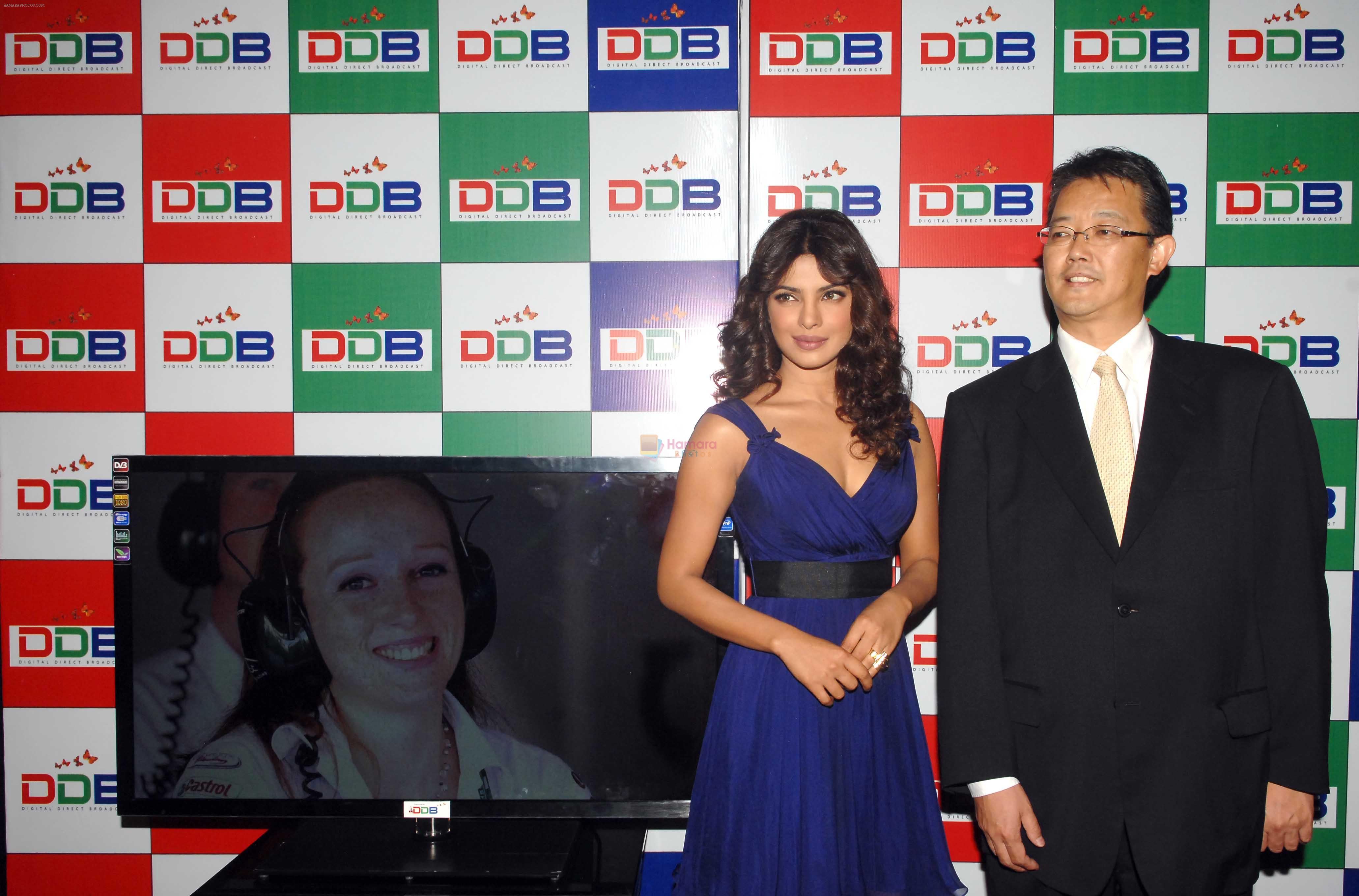 Priyanka Chopra launches Digital Direct Broadcasting in Taj Land Hotel, Bandra, Mumbai on 11th July 2012