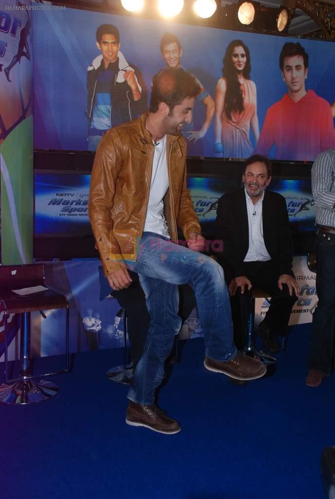 Ranbir Kapoor at NDTV Marks for Sports event in Mumbai on 13th July 2012